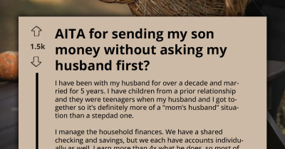 Woman Angers Husband After Sending Her Son Money From Their Joint Account Without His Consent, Seeks Advice Online