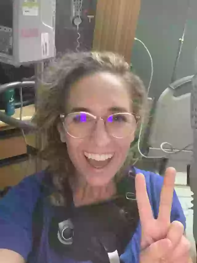 The skydiver hit the ground at about 80 mph.