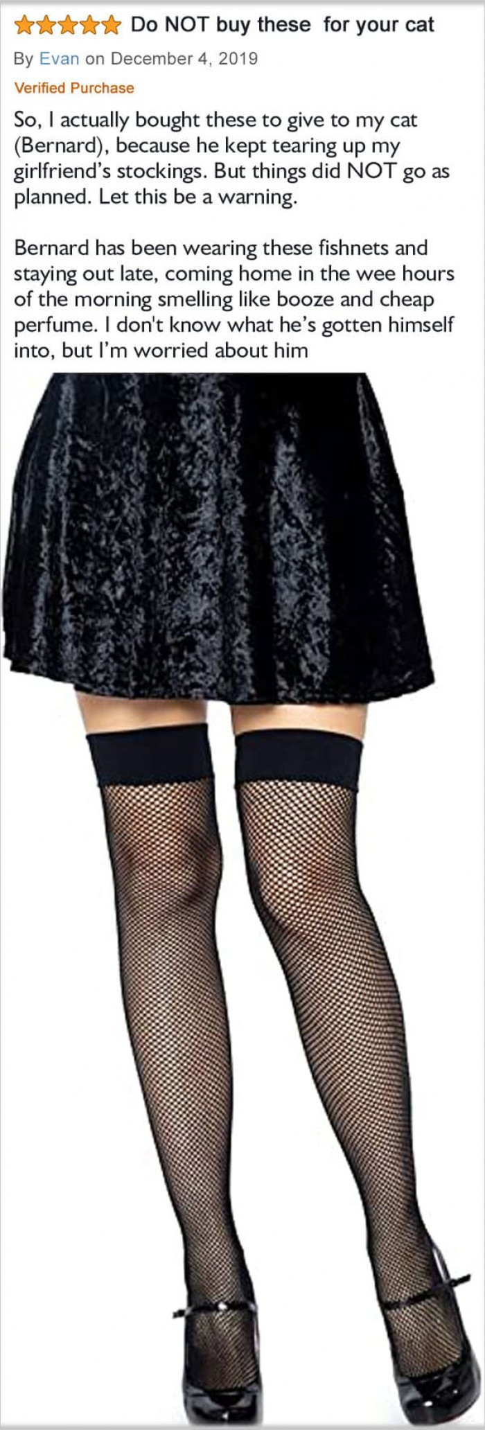 24. “Fishnets Are A Bad Influence”