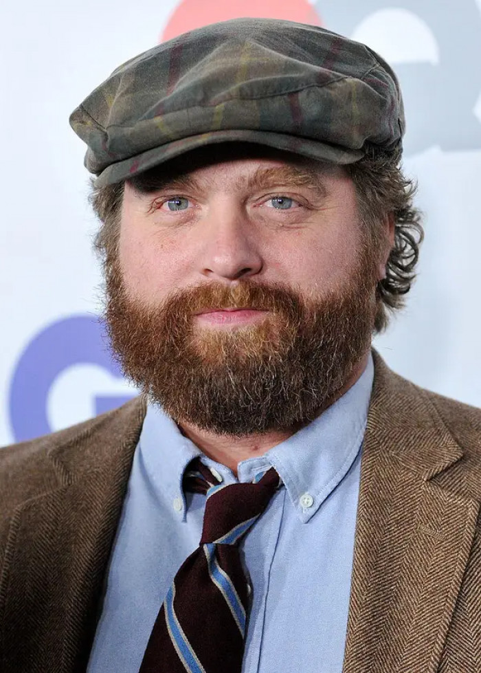 21. Zach Galifianakis became famous for his role in 2009's The Hangover.