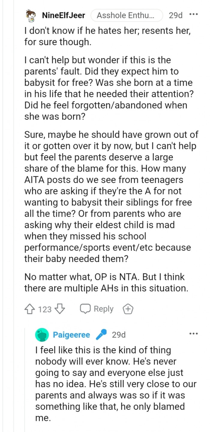 Maybe he should have grown out of it