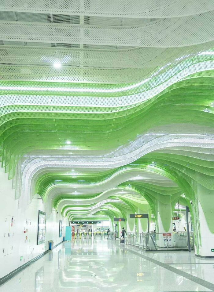 "Chengdu Metro Station, China"