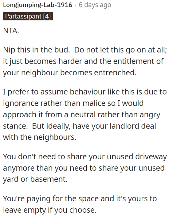 OP's space, OP's choice - no obligation to share.