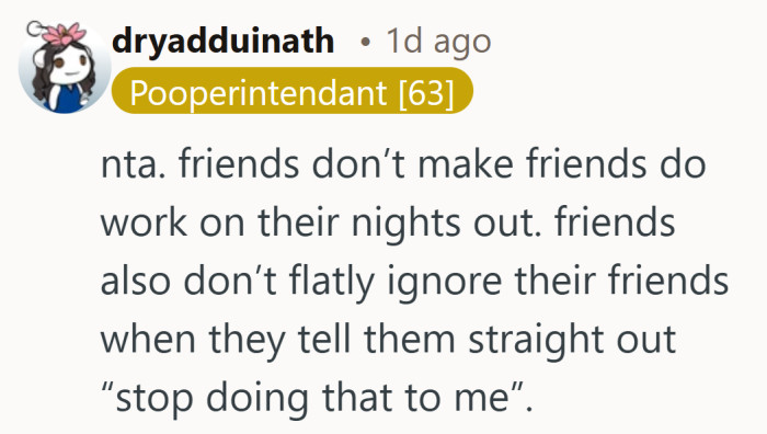 A night out quietly turned into unpaid labor he never agreed to.