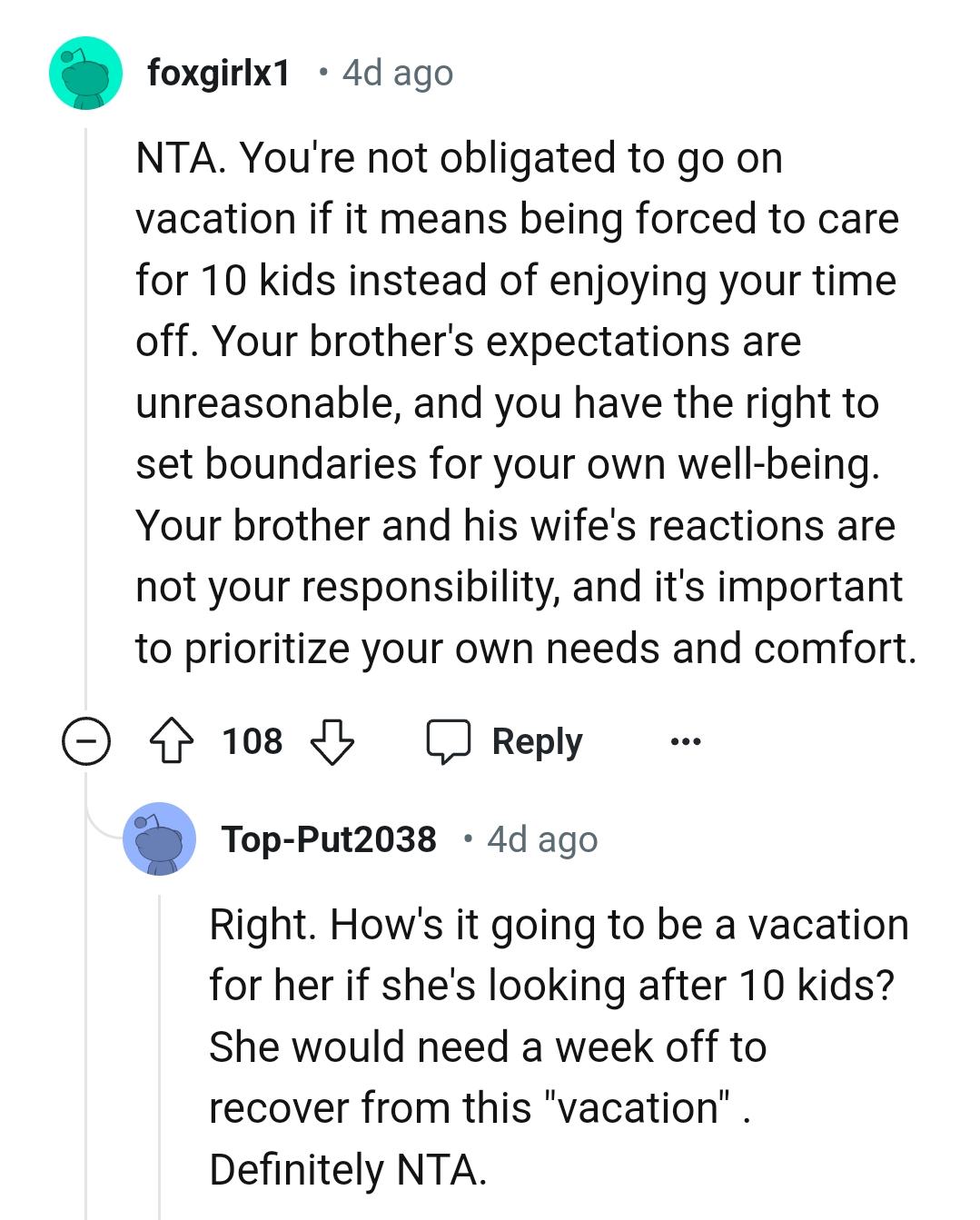 It's not the OP's responsibility