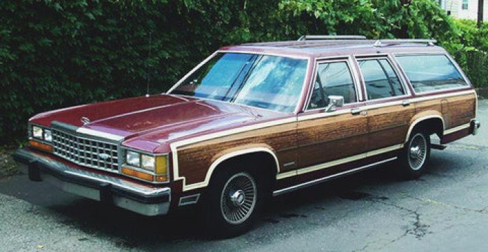 4. Wood-panel Ford Station Wagon