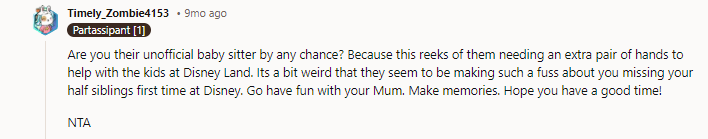 NTA, They Aren’t Listening to How You Feel. Perfectly Understandable That You Would Want to Go on Holiday with Your Mum.