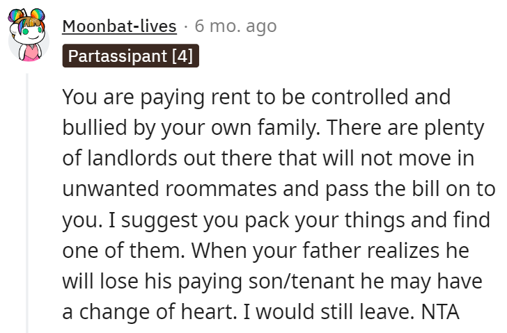 Controlled and bullied by family