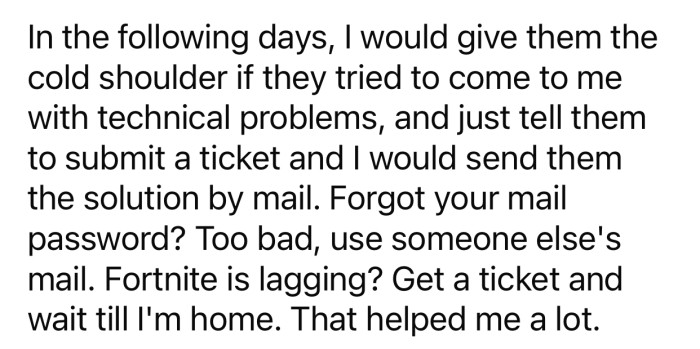 OP's solution was effective and helped prevent constant distractions.