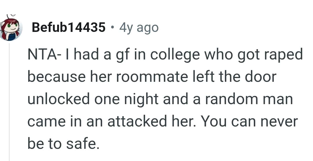 You can never be too safe