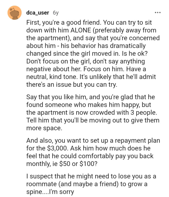 Let's hear what other Redditors have to say regarding the story.