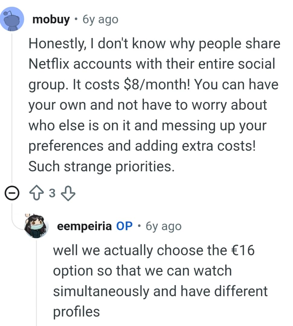 Such strange priorities