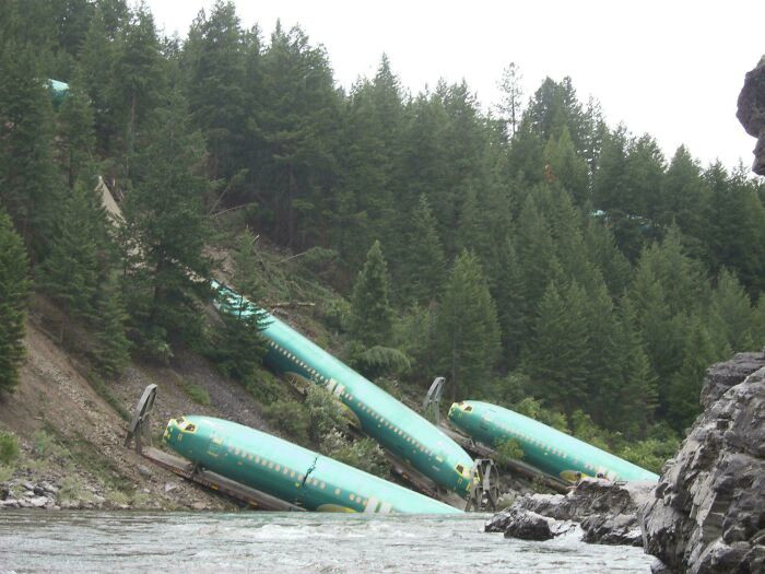 "When A Train Derailment Causes Airplanes To Interrupt Your Rafting Trip"