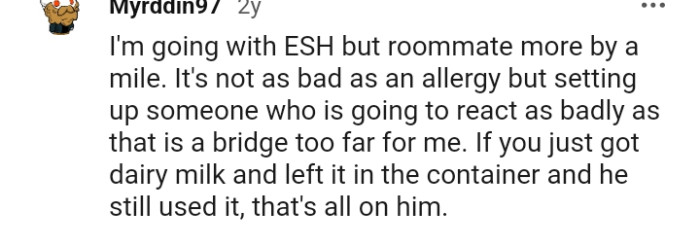 It is not as bad as an allergy