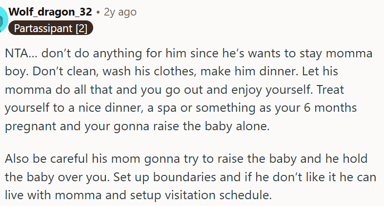 OP needs to set up boundaries.