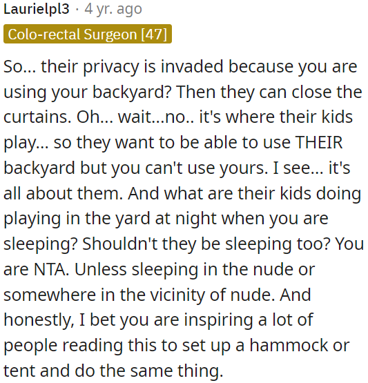 OP is not at fault, and his actions may inspire others to do the same.