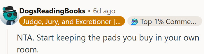 A simple fix with a quiet sting — personal storage equals personal responsibility.