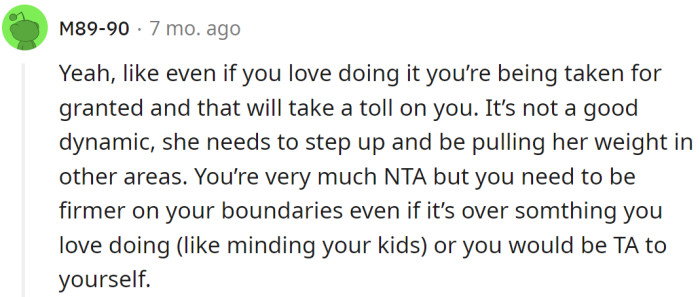 Their dynamic is not good.