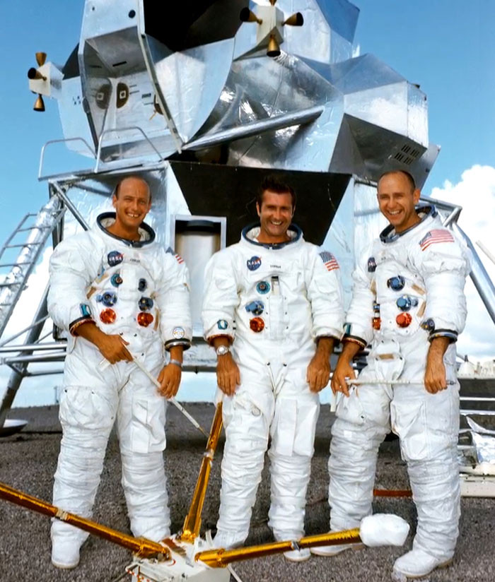 The Crew Of Apollo 12 The Second Crew To Land And Walk On The Moon, 1969