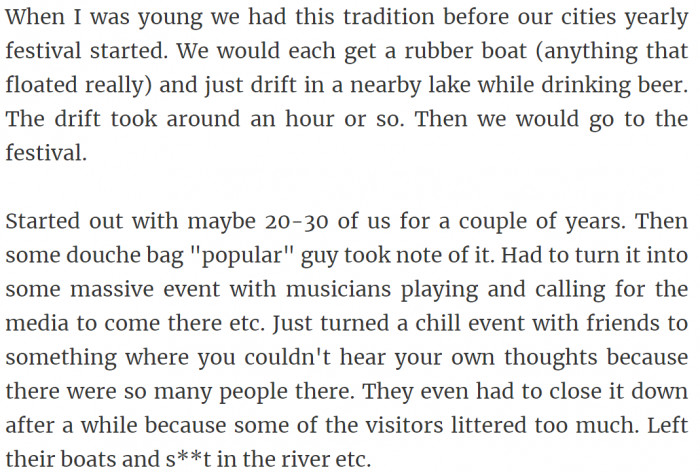 23. Turning an ordinary, chill event with friends into a massive one