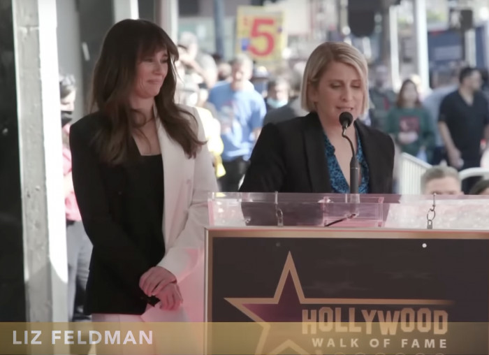 <em>Dead To Me</em>'s show creator, Liz Feldman, brought levity to the event as she said Christina is one of her generation's greatest actors, who also happens to have the humor of a 13-year-old boy and whose favorite word is 'butthole'!