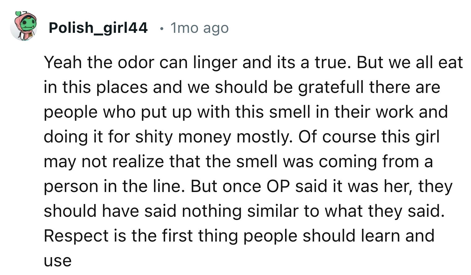 Odor Can Indeed Linger For A Long Time