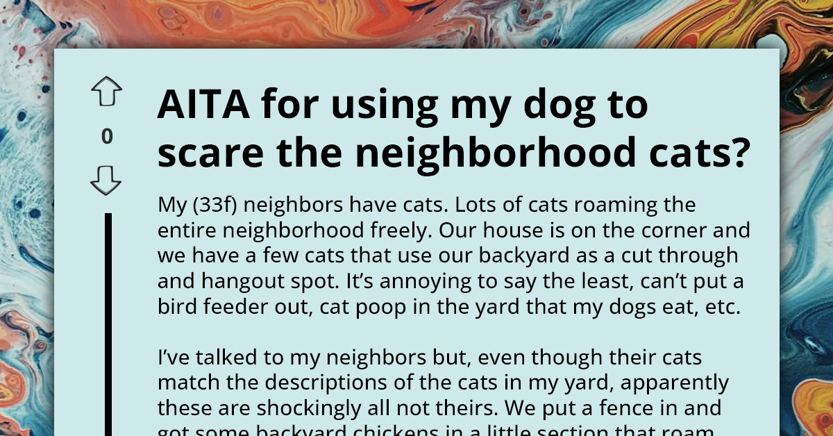 Using Dog to Guard Chickens from Stray Cats Backfires When Neighbor's Cat Wanders In