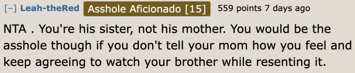 The OP needs to have a serious talk with her mom about this issue.