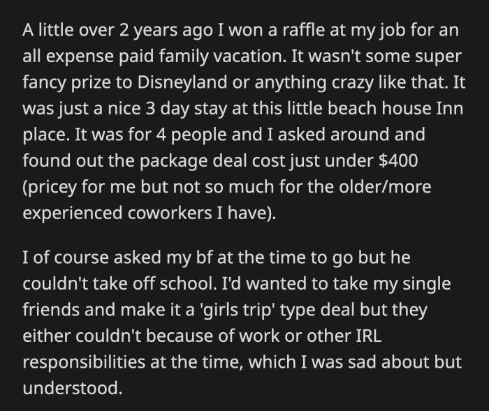 Her sister peppered OP with calls and messages. OP decided to answer one of her calls near her lunch break.