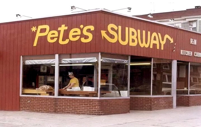 The First Subway Store, 1965, Bridgeport, Connecticut