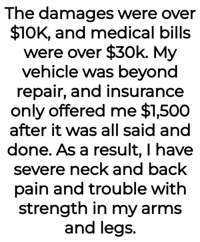 Expenses related to injuries and healthcare