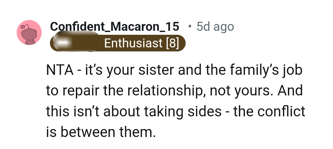 This Isn't About Taking Sides Because the Conflict Is Between Them