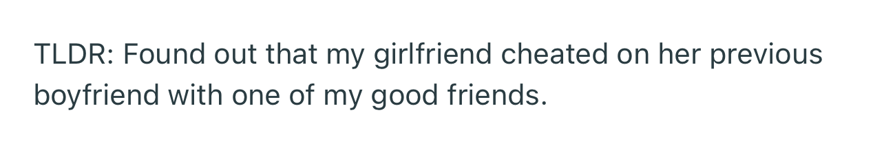 Too long, didn’t read