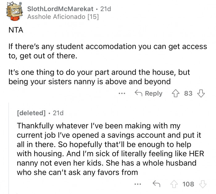 OP is going above and beyond for their family.