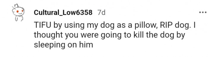 This Redditor thought that the dog was going to be killed