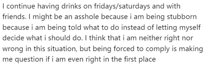 OP has offered the following explanation for why they think they might be the a-hole: