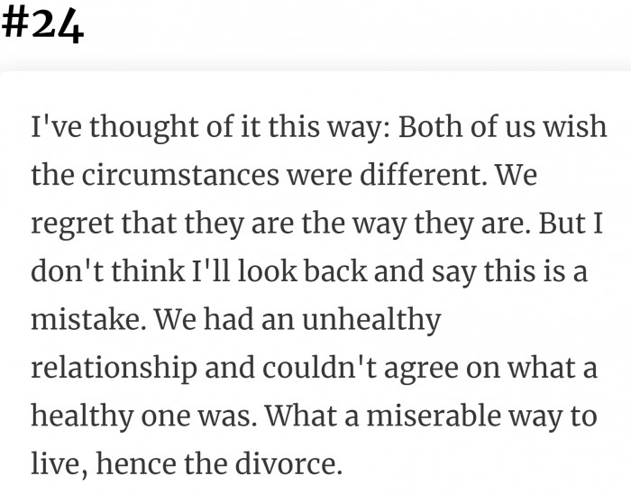 24. The only one left, and it's for the best.