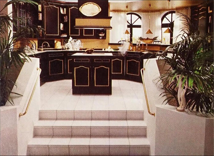 "I've Never Seen A Kitchen With A Staircase Before"