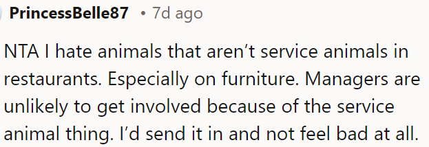 Managers often avoid addressing it due to service animal policies.