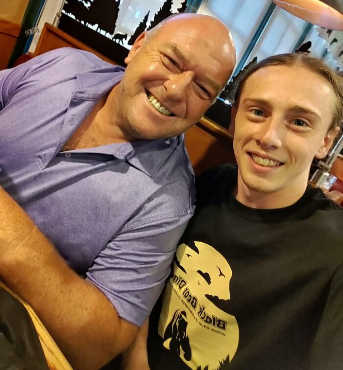 "I Met Dean Norris At Work. I Promised Him I Wouldn't Upload This, But He Told Me It Was Okay. He Trolled All Of Us By Saying He Wasn't Who He Was"