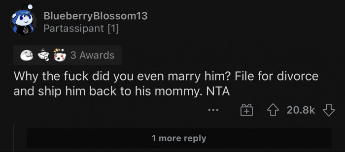 That man needs to be returned to the sender.