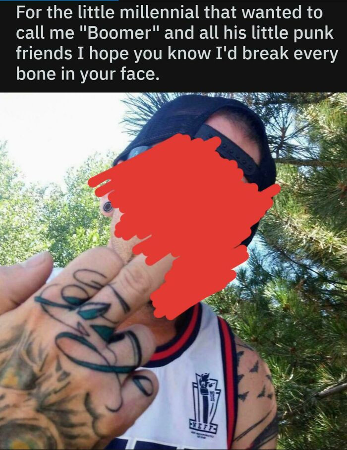 "Guy Wants To Break Every Bone In Millennial Faces"