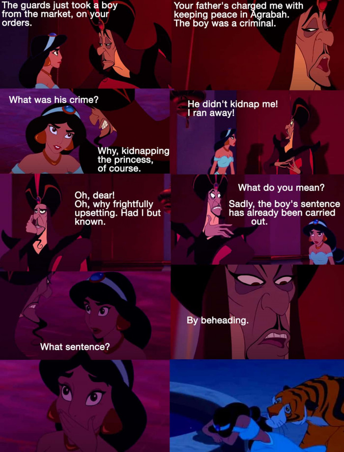 2. This scene with Jafar from 'Aladdin'