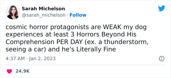 36. When your Pooch is braver than Lovecraft's Heroes!