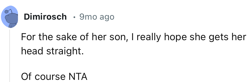 “Of course NTA.”