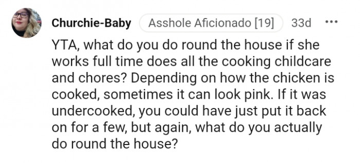What do you do around the house?