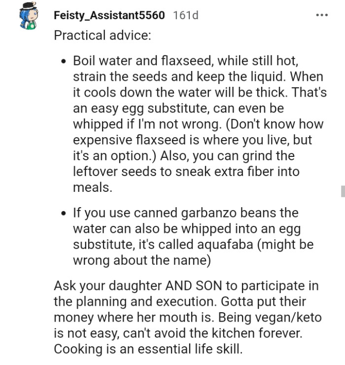 She should put her money where her mouth is.