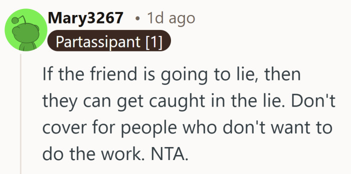 If someone wants the credit, they also take the risk when it falls apart.