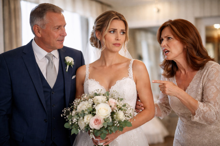 The OP's mom and siblings threatened to boycott the wedding unless he was uninvited.