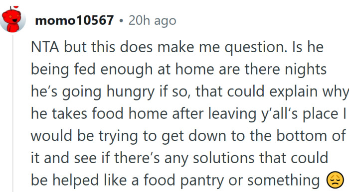 What started as a snack debate quickly turned into a real question about food insecurity.